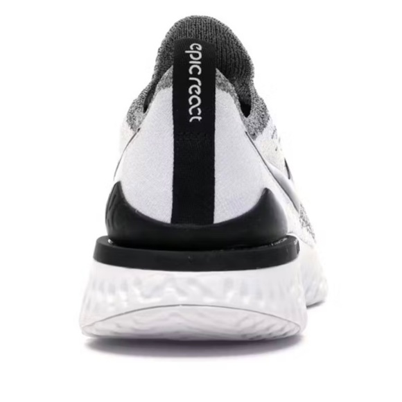 Nike Epic React Flyknit 2 White Pure Platinum Women’s Size 12 - Picture 4 of 8